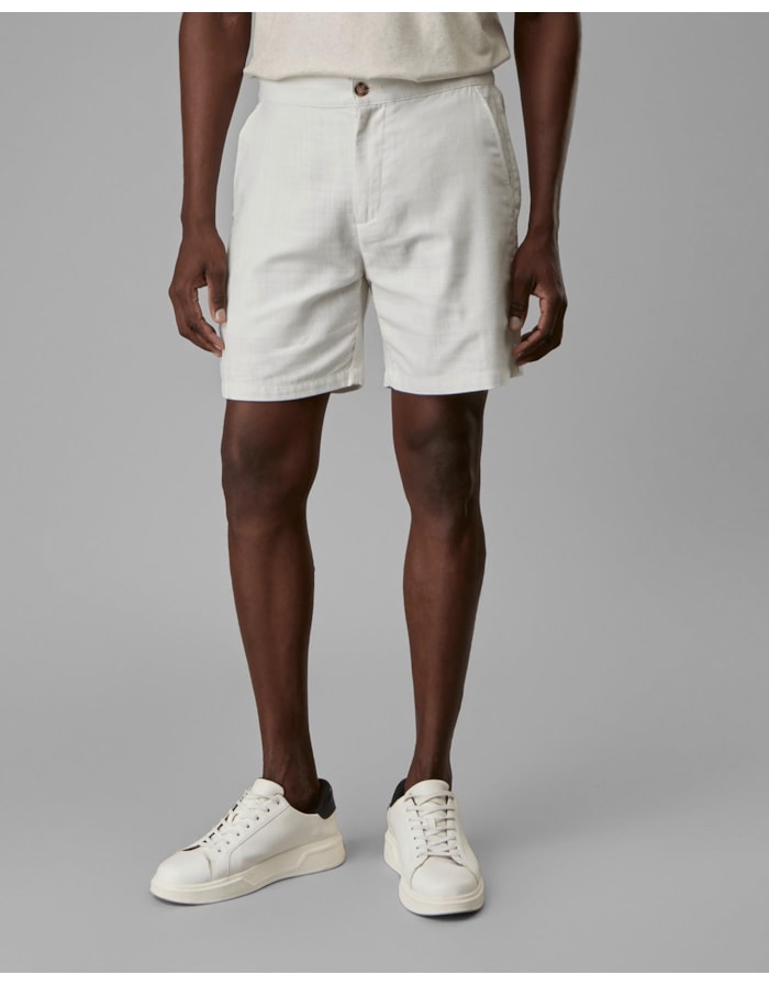 Bermuda Algodão Orgânico Meio Elástico