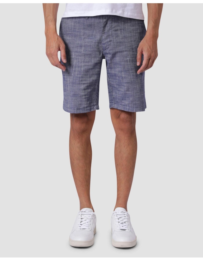 Bermuda chino de algodão orgânico-azul-44