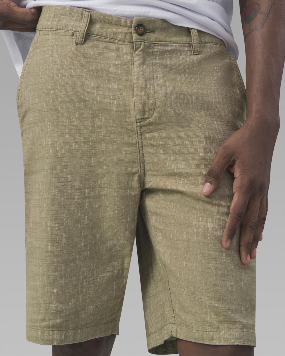 Bermuda Chino de Algodão Orgânico