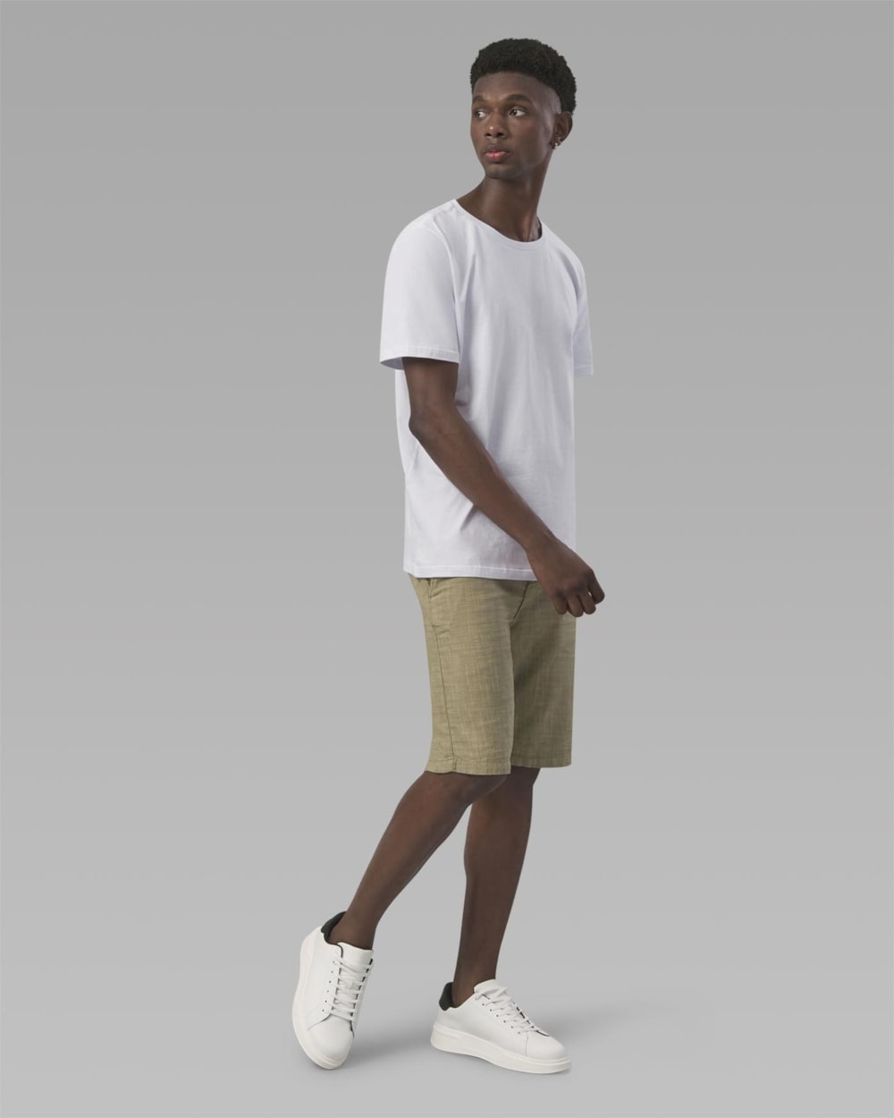 Bermuda Chino de Algodão Orgânico