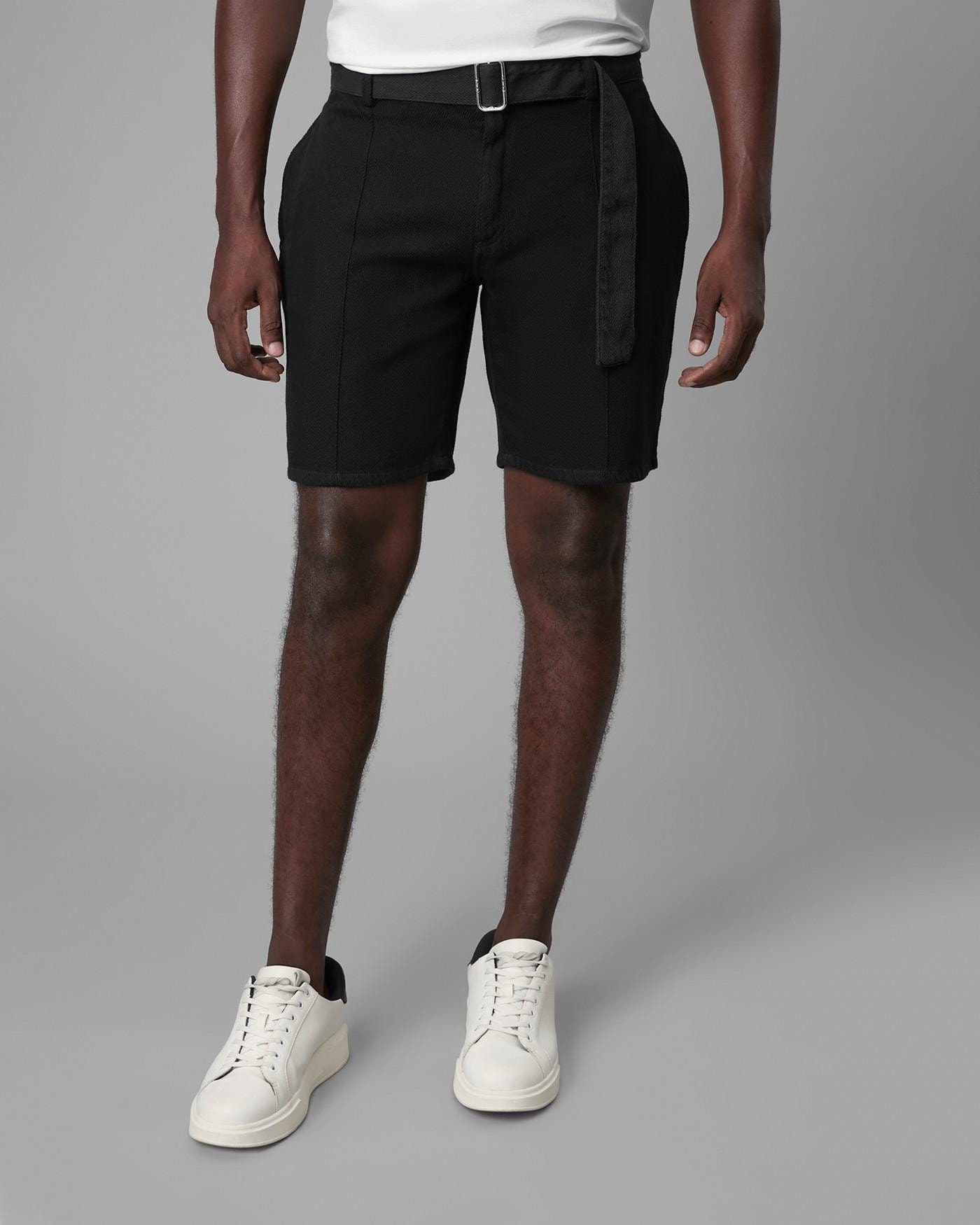 Bermuda Chino Sarja Algodão Regenerativo Com Cinto