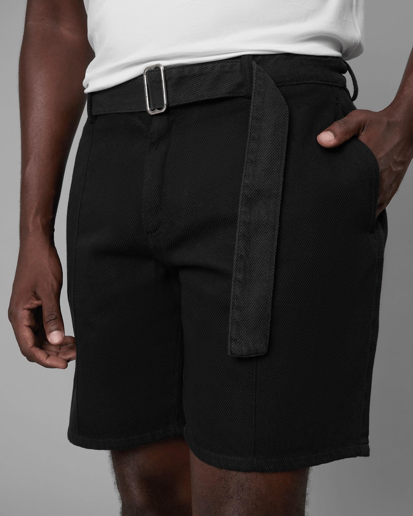 Bermuda Chino Sarja Algodão Regenerativo Com Cinto