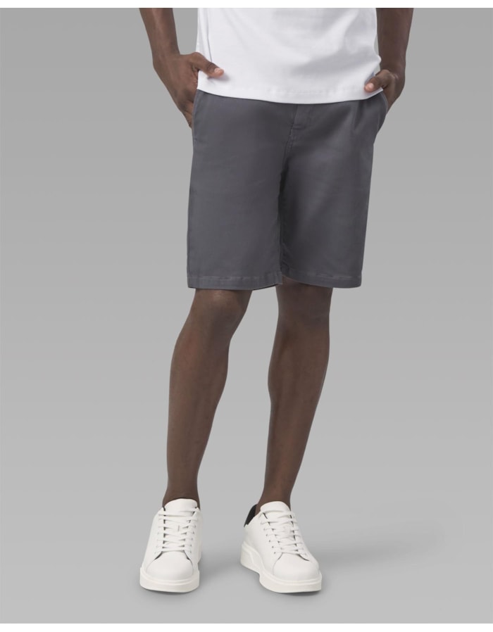 Bermuda chino sarja moletom-cinza-42