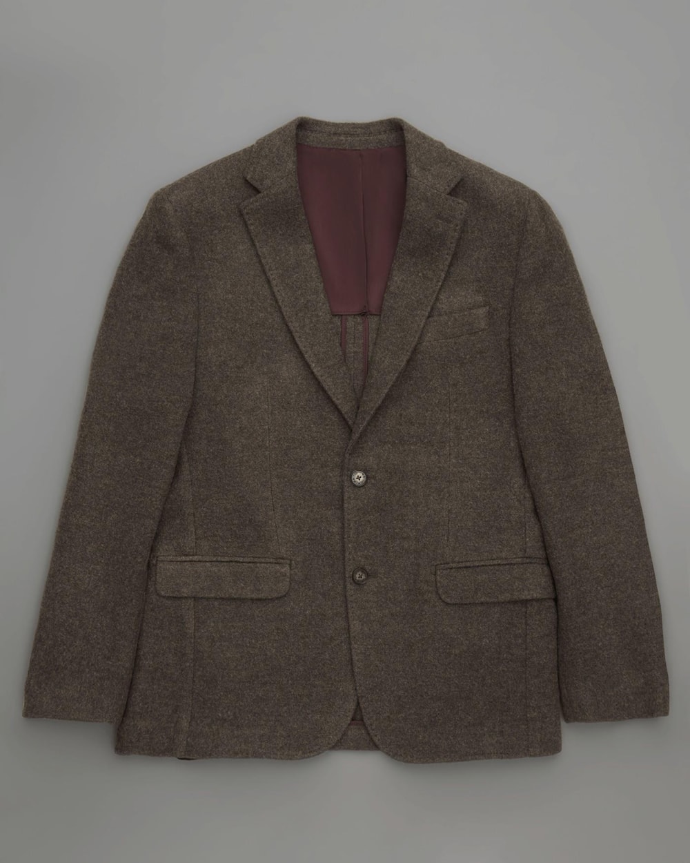 Blazer Casual Lã Batida