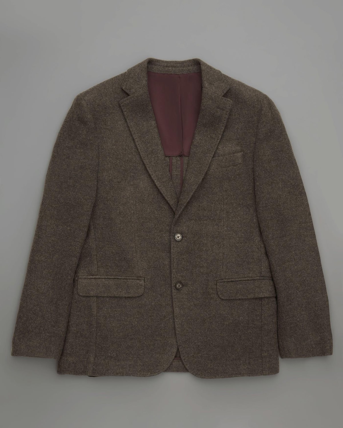 Blazer Casual Lã Batida