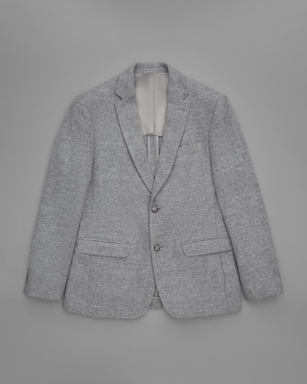 Blazer Casual Lã Batida