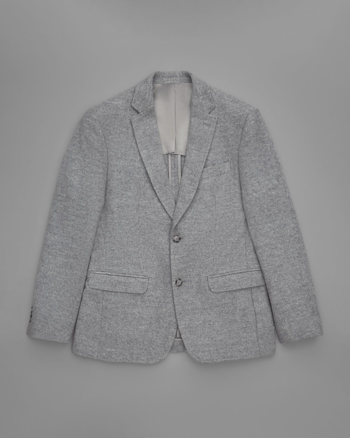 Blazer Casual Lã Batida