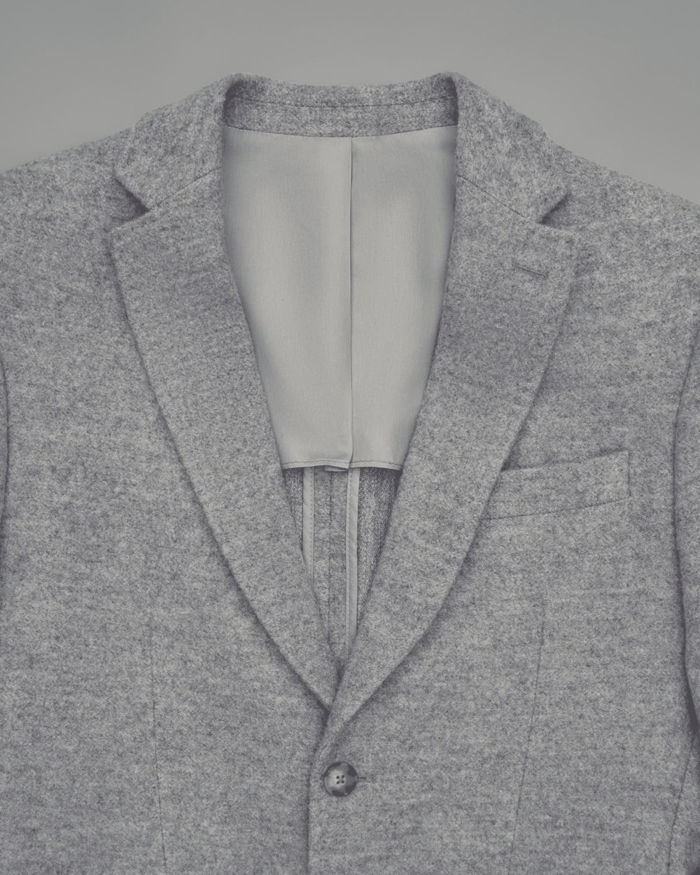 Blazer Casual Lã Batida