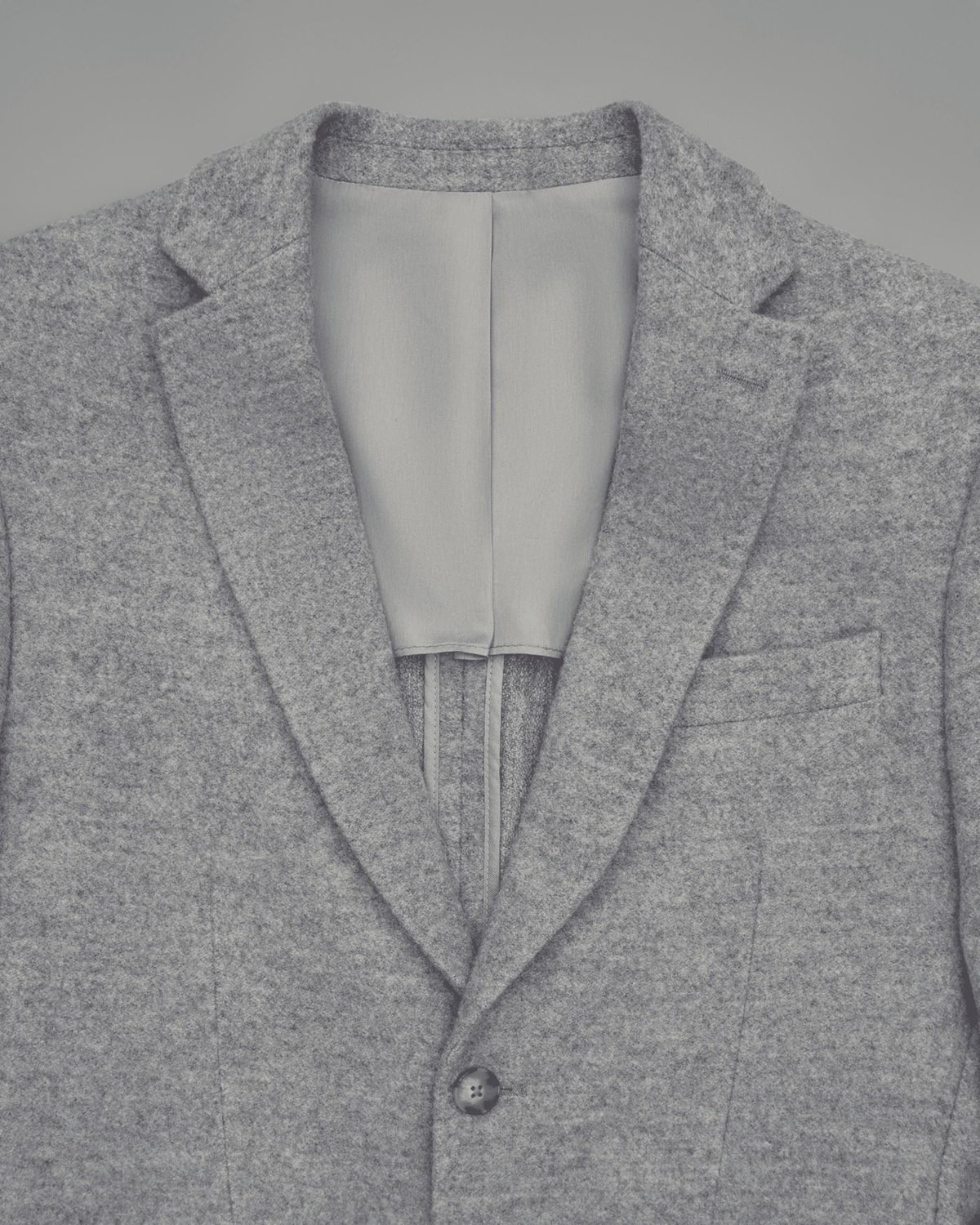 Blazer Casual Lã Batida