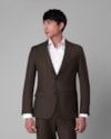 Blazer casual lã fria-marrom-52