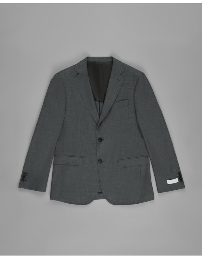 Blazer lã com cashmere-cinza-46