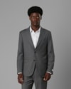 Blazer lã com cashmere-cinza-46