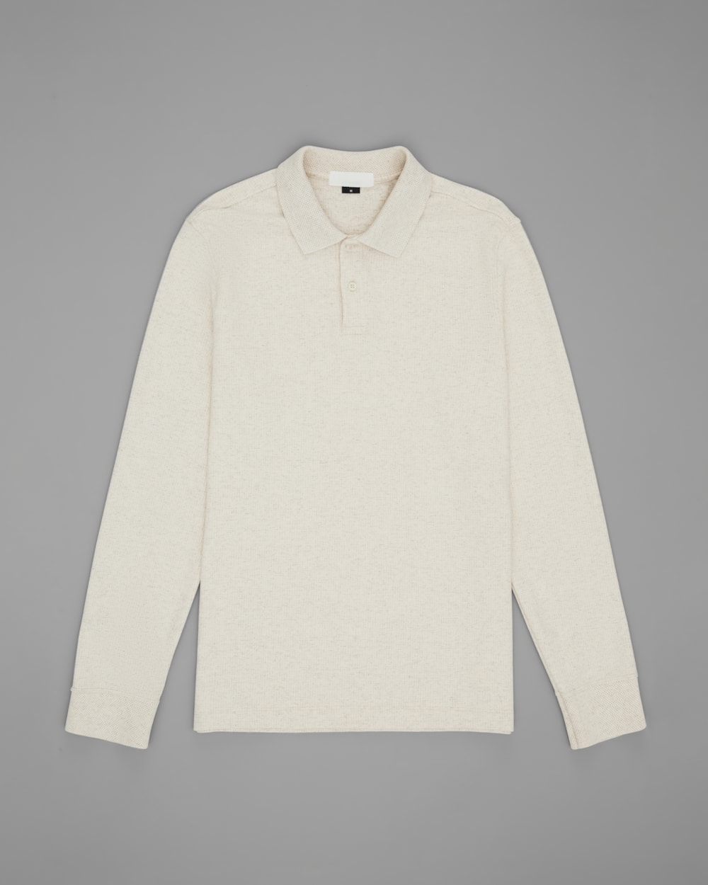 Blusa com Linho e Modal Gola Polo