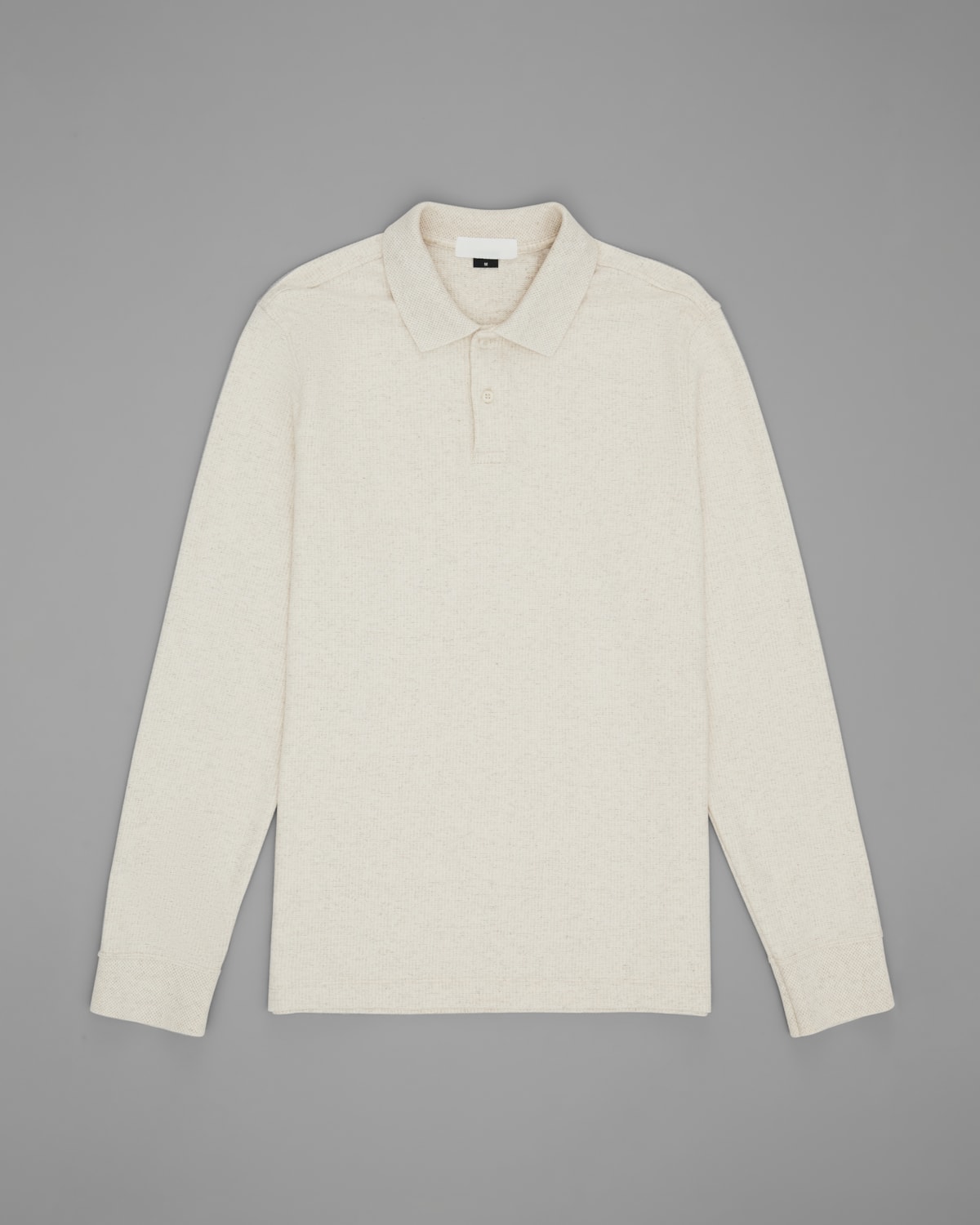 Blusa com Linho e Modal Gola Polo