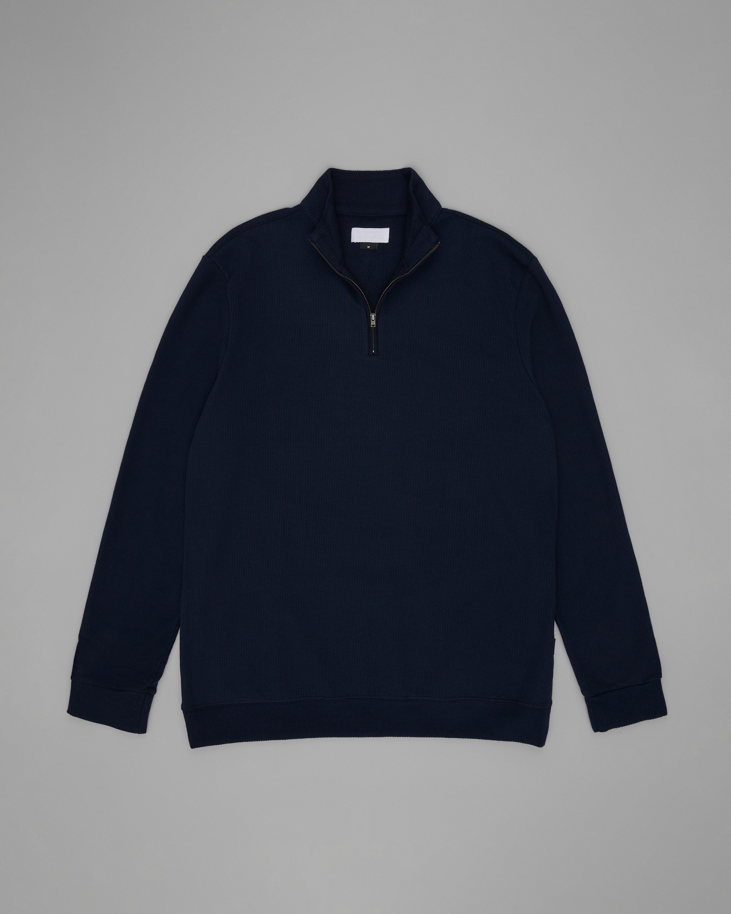 Blusa com Linho e Modal Meio Zíper