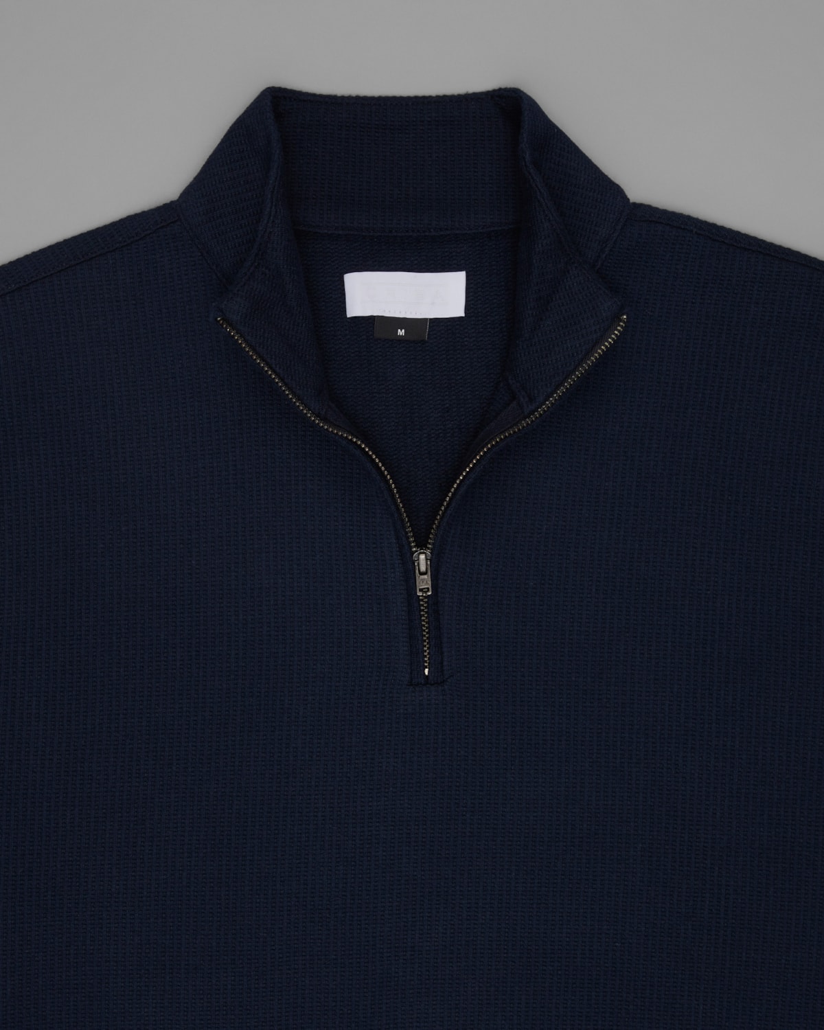 Blusa com Linho e Modal Meio Zíper