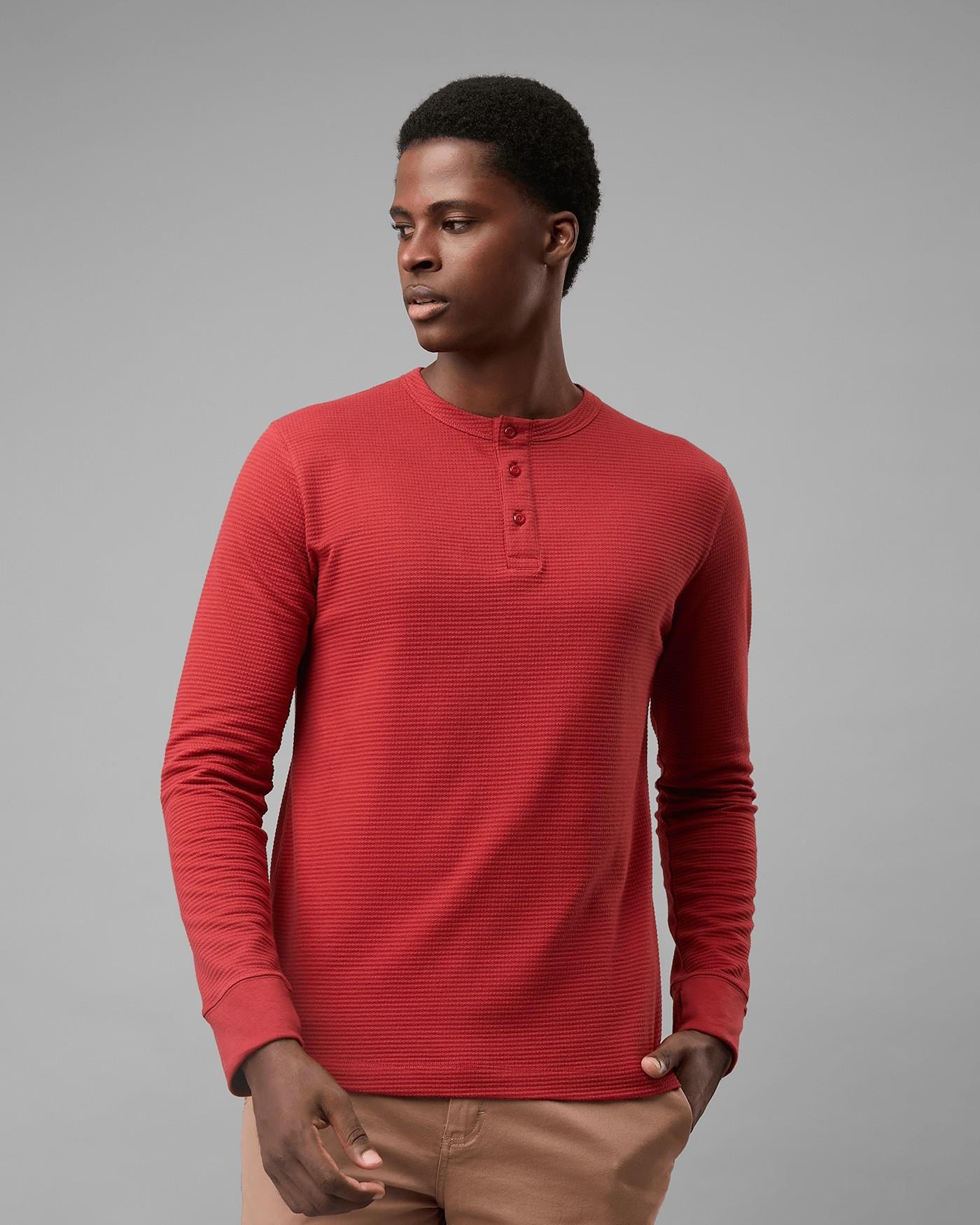 Blusa Henley Waffle