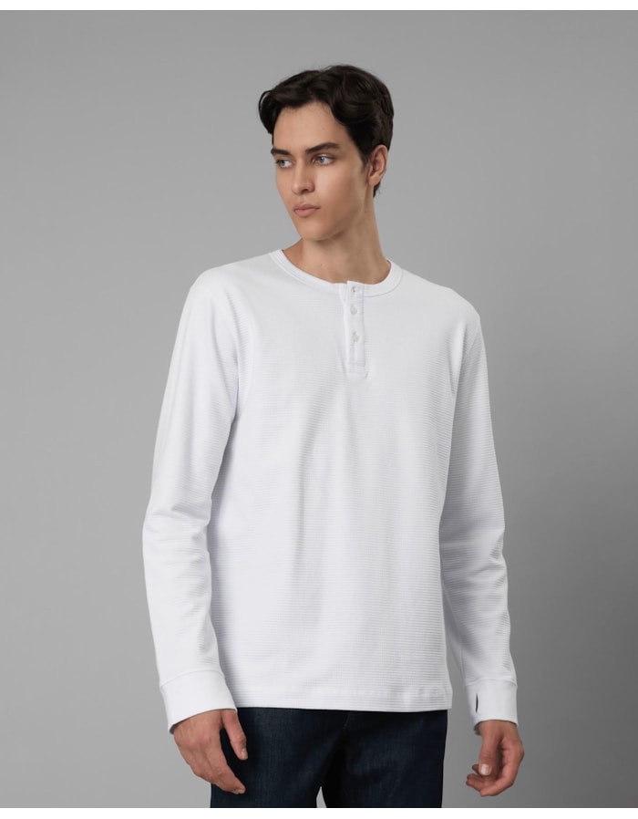 Blusa henley waffle-off white-ggg