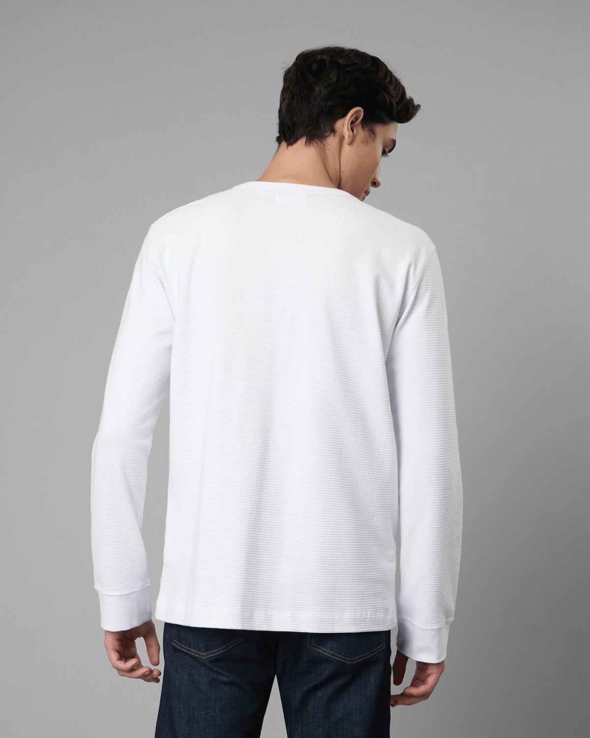 Blusa Henley Waffle