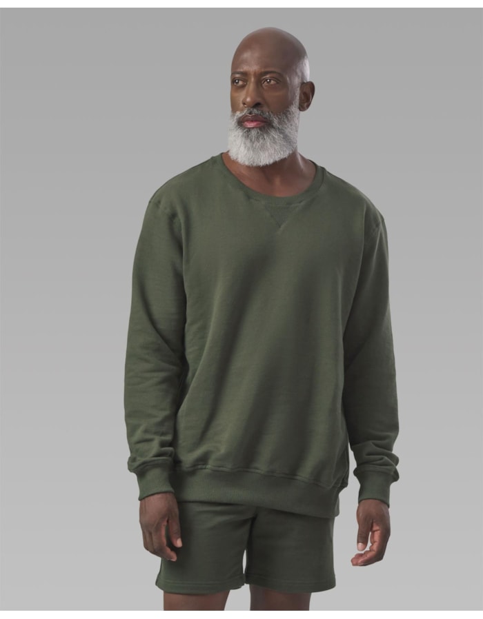 Blusa moletom algodão orgânico-verde-ggg