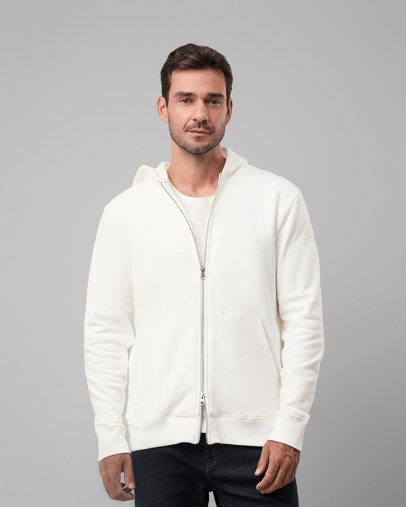 Blusa Moletom Felpado Capuz Com Zíper