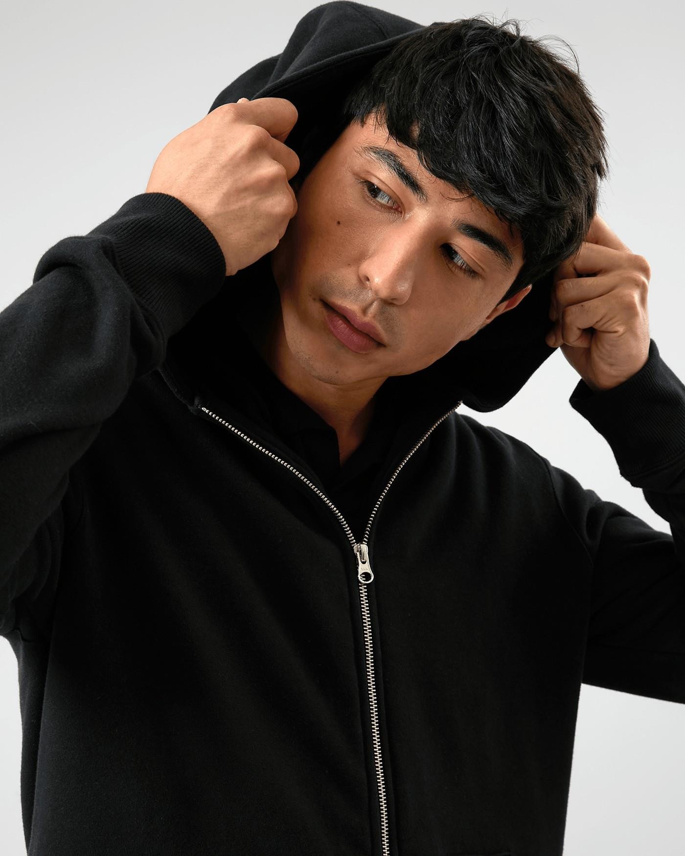 Blusa Moletom Felpado Capuz Com Zíper