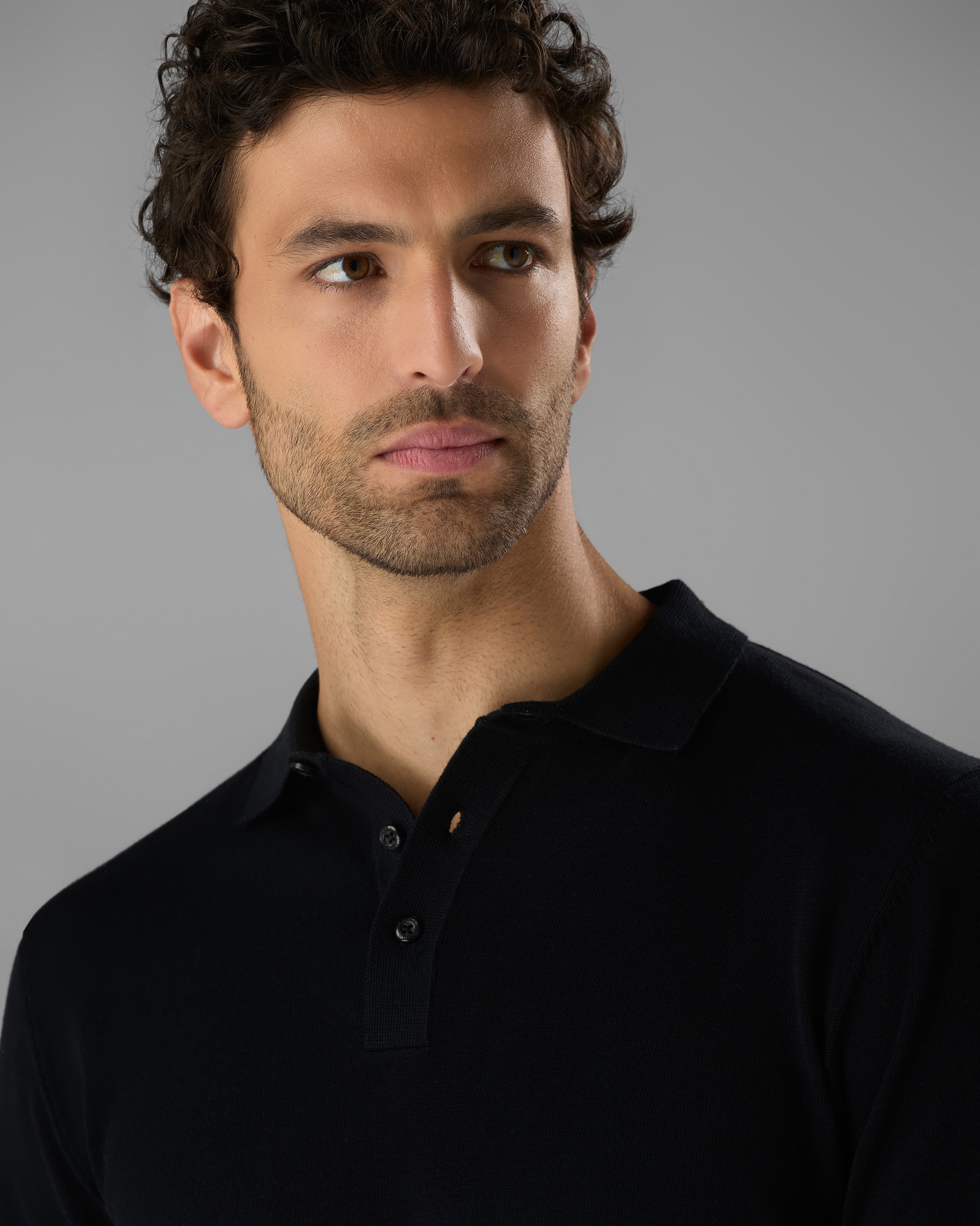Blusa Polo Tricot Slim