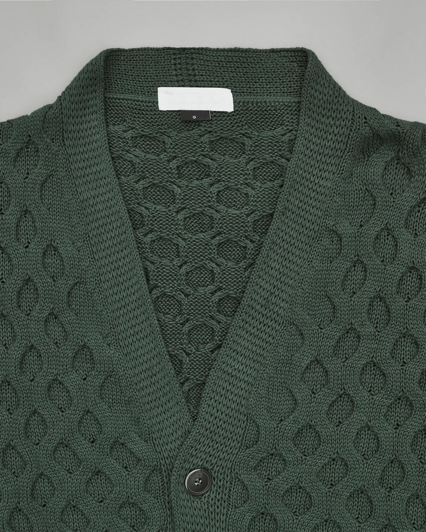 Blusa Tricot Cardigan Texturizado - Frete Rápido e Garantia de