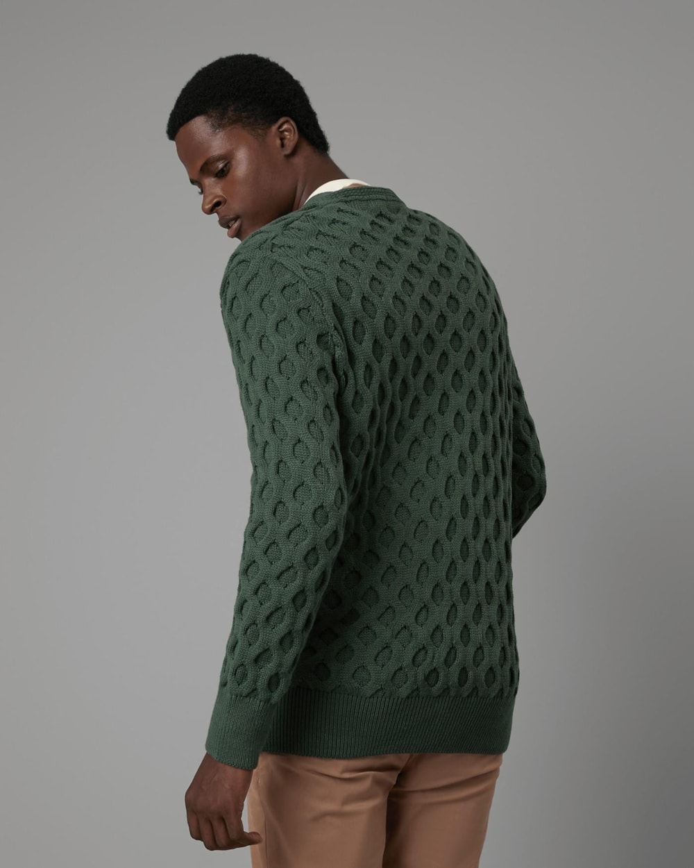 Blusa Tricot Cardigan Texturizado