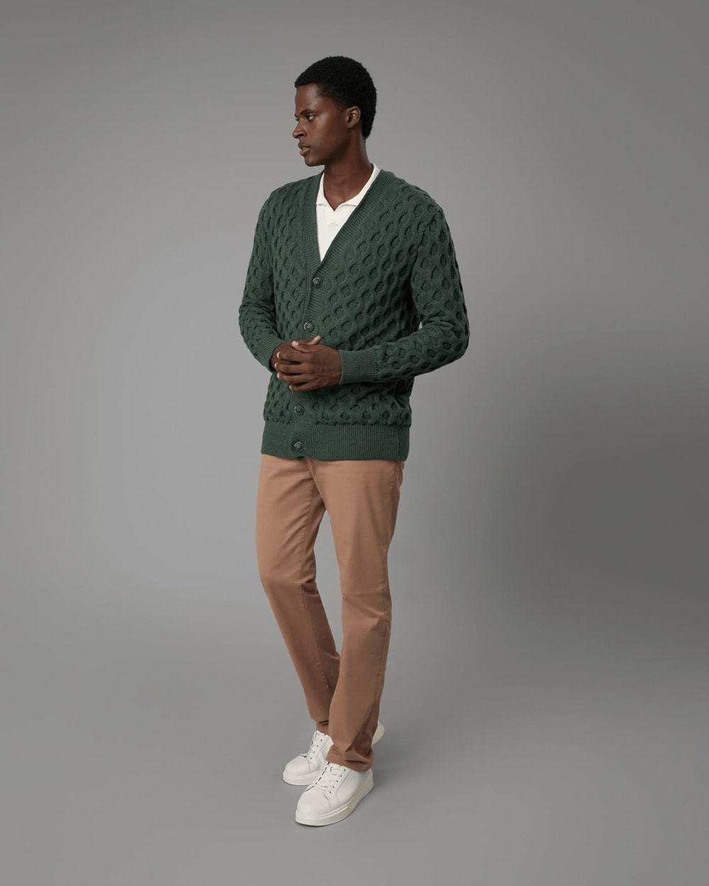Blusa Tricot Cardigan Texturizado