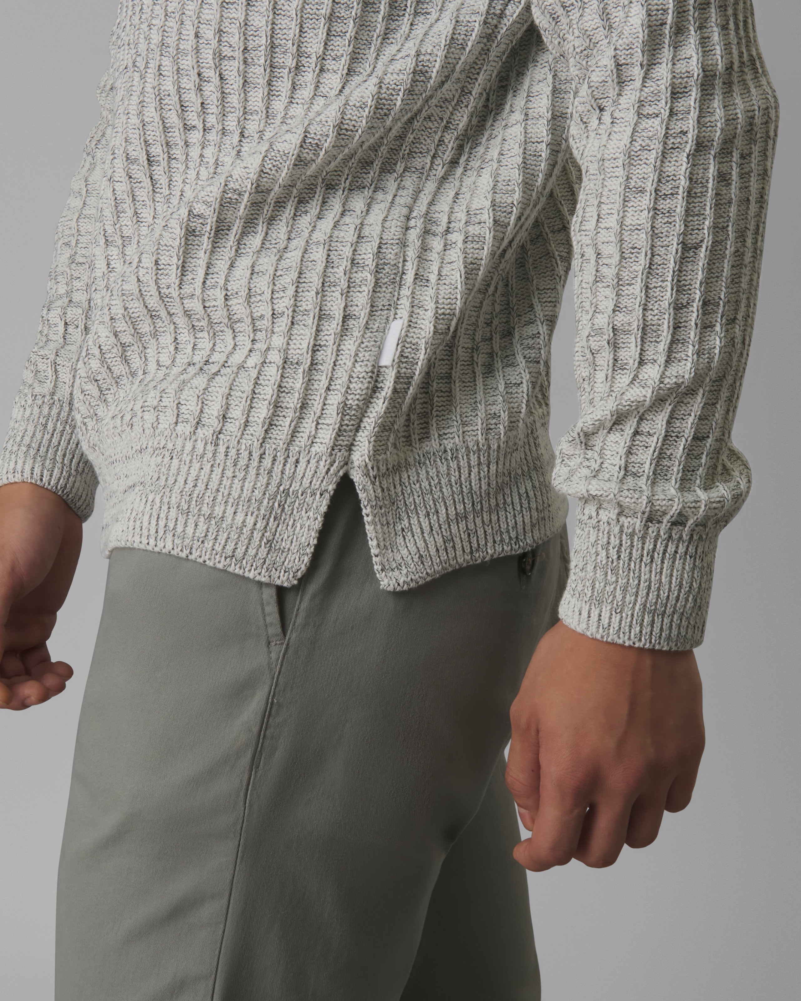 Blusa Tricot Mescla Canelado