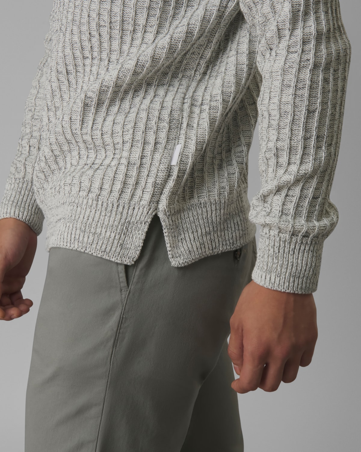 Blusa Tricot Mescla Canelado