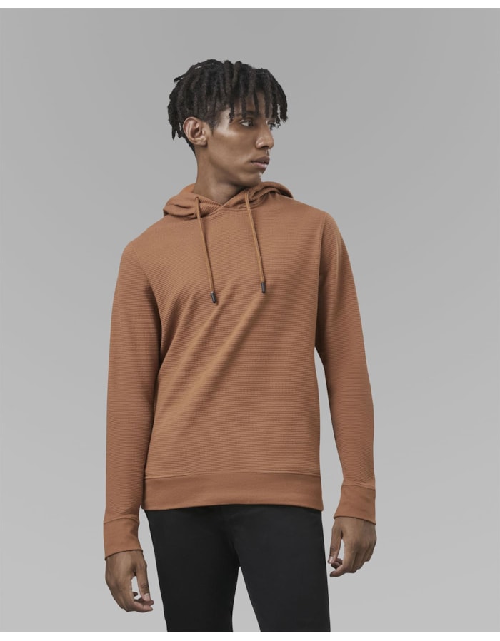 Blusa waffle capuz-cobre-ggg