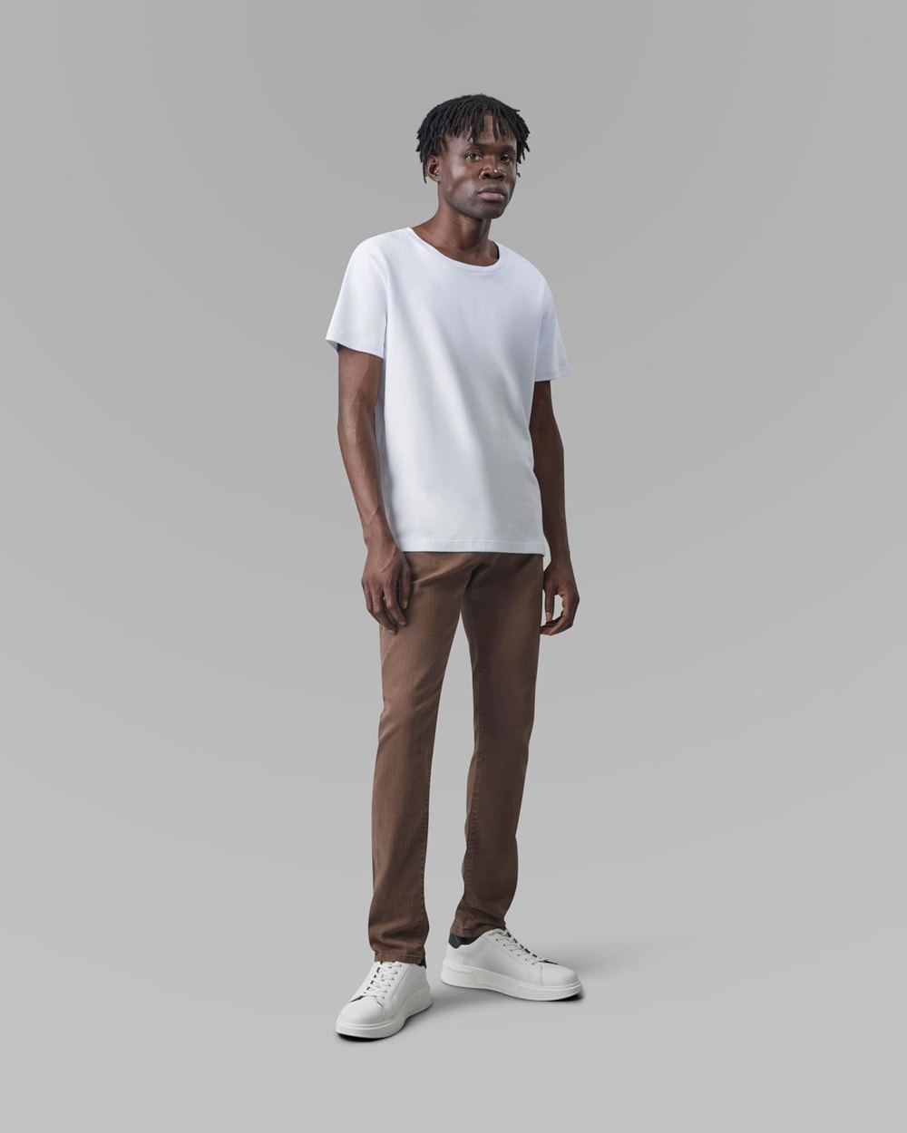 Calça 5 Pockets Sarja Slim