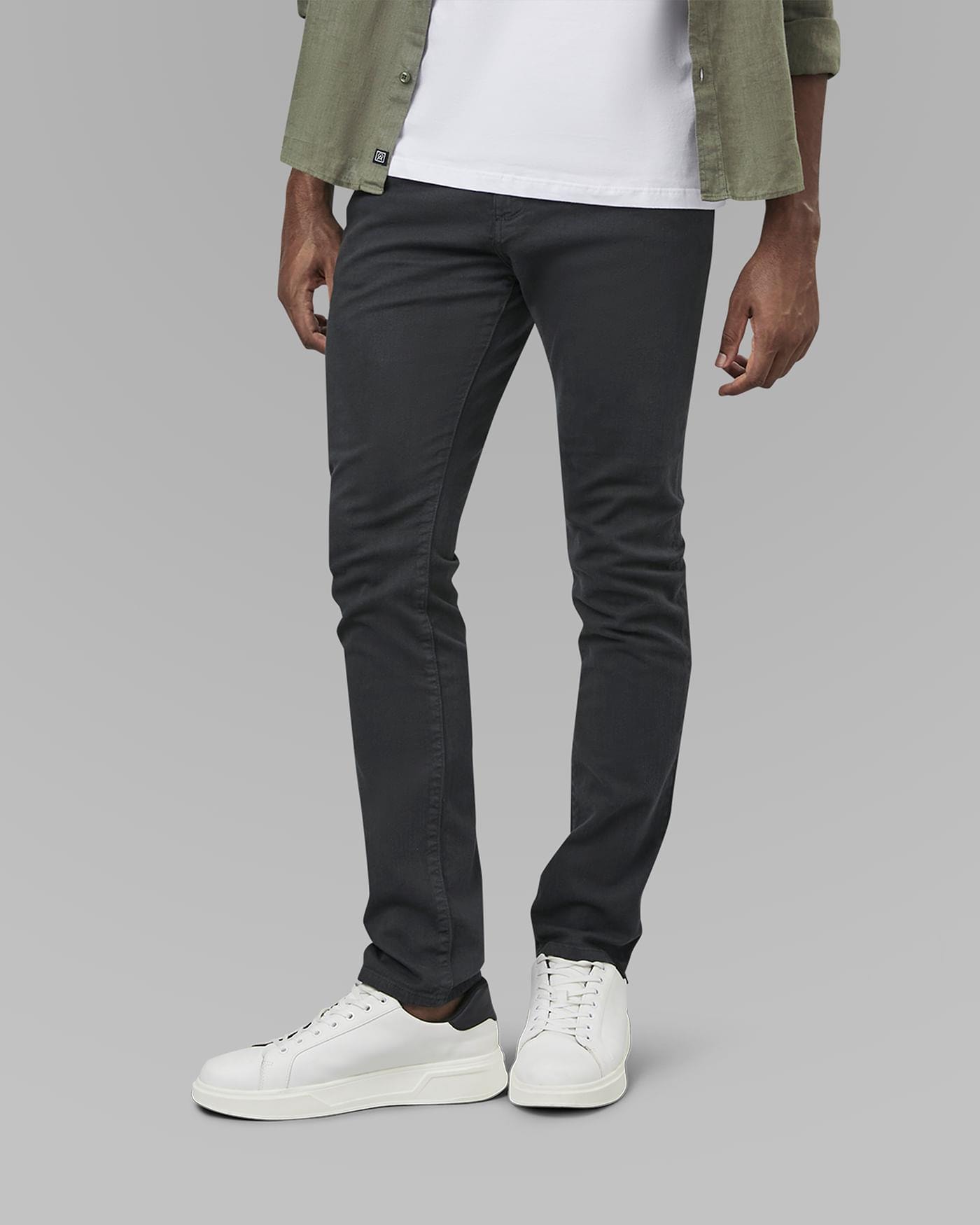 Calça 5 Pockets Sarja Slim