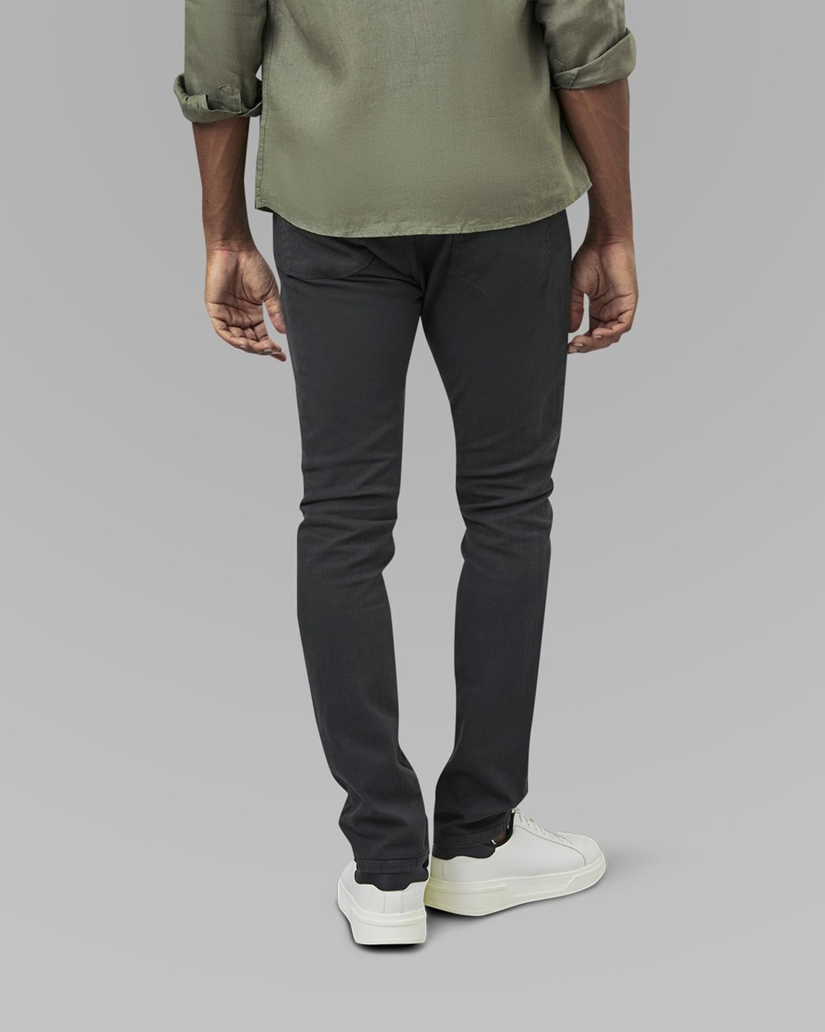Calça 5 Pockets Sarja Slim