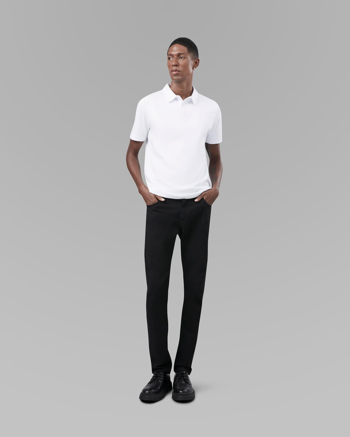 Calça 5 Pockets Sarja Slim
