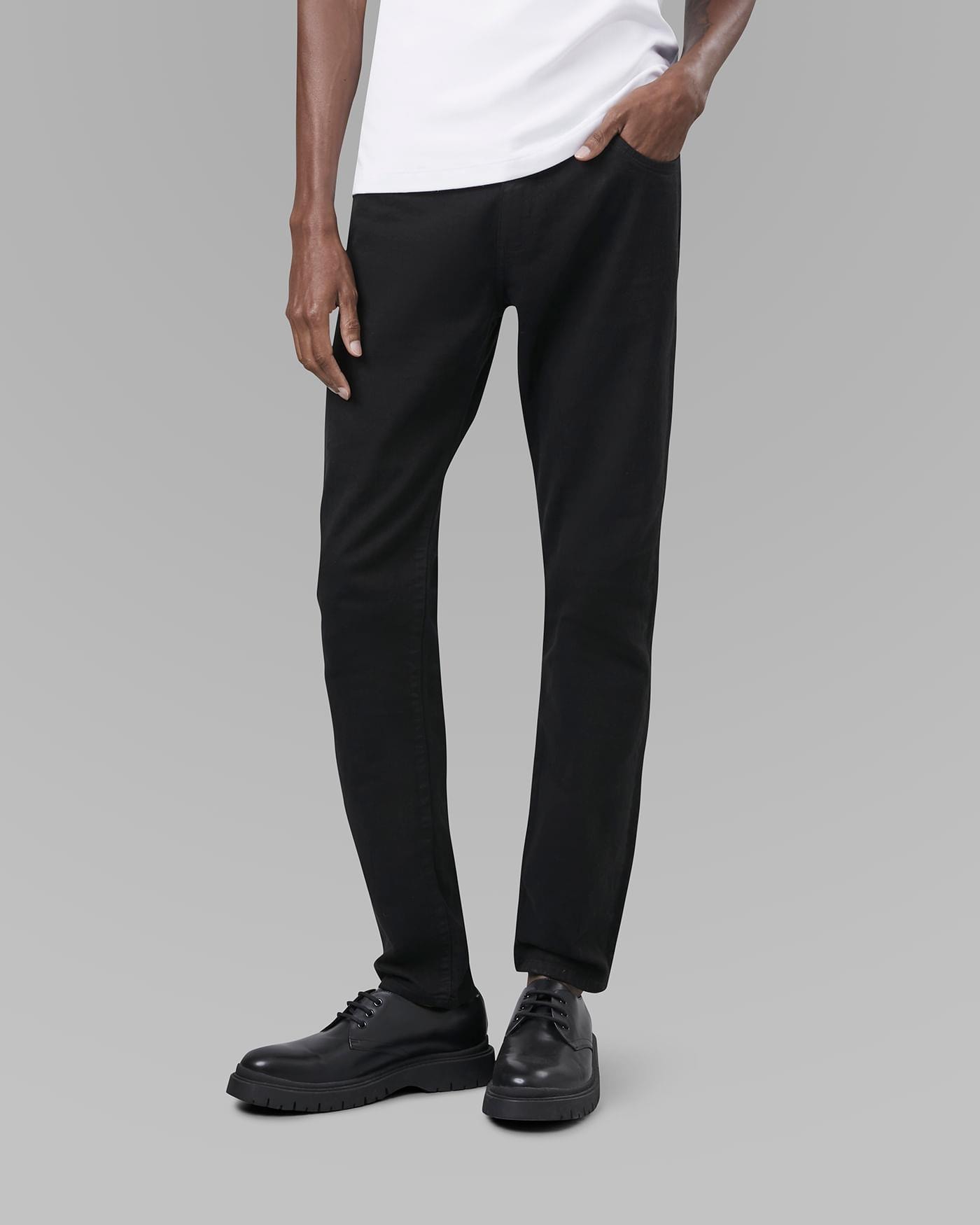 Calça 5 Pockets Sarja Slim