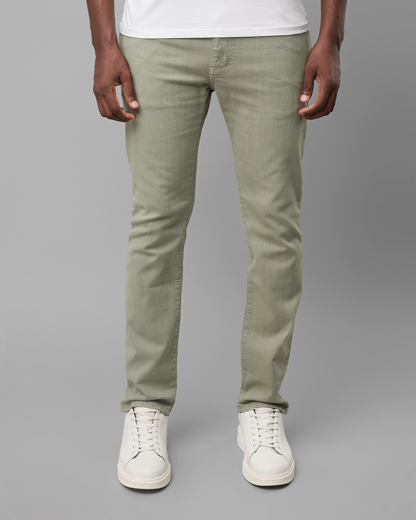 Calça 5 Pockets Sarja Slim