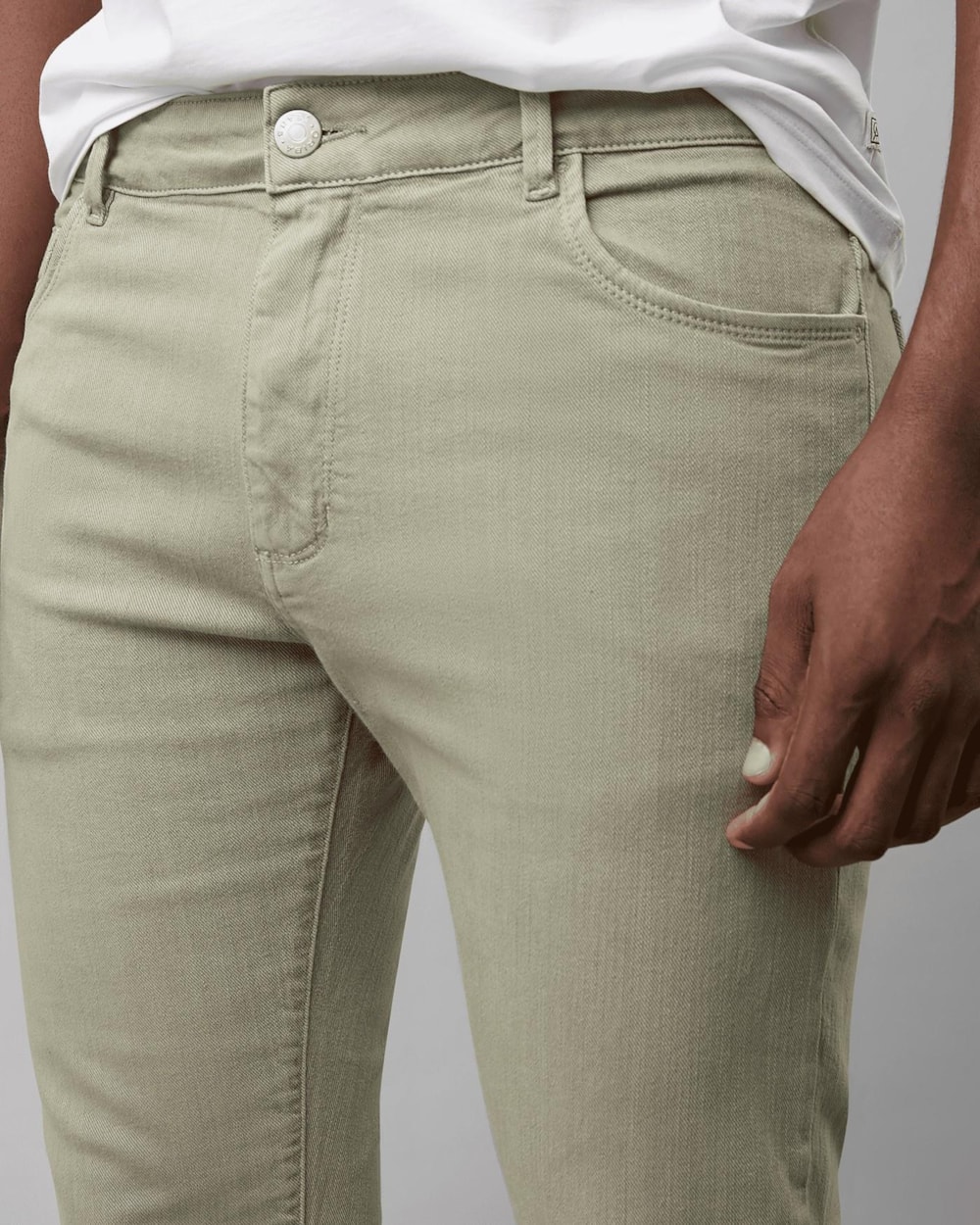 Calça 5 Pockets Sarja Slim