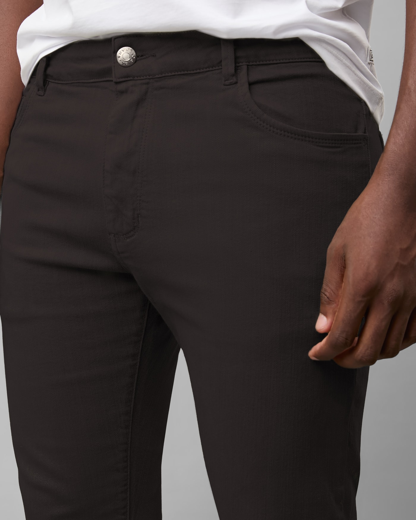 Calça 5 Pockets Sarja Slim