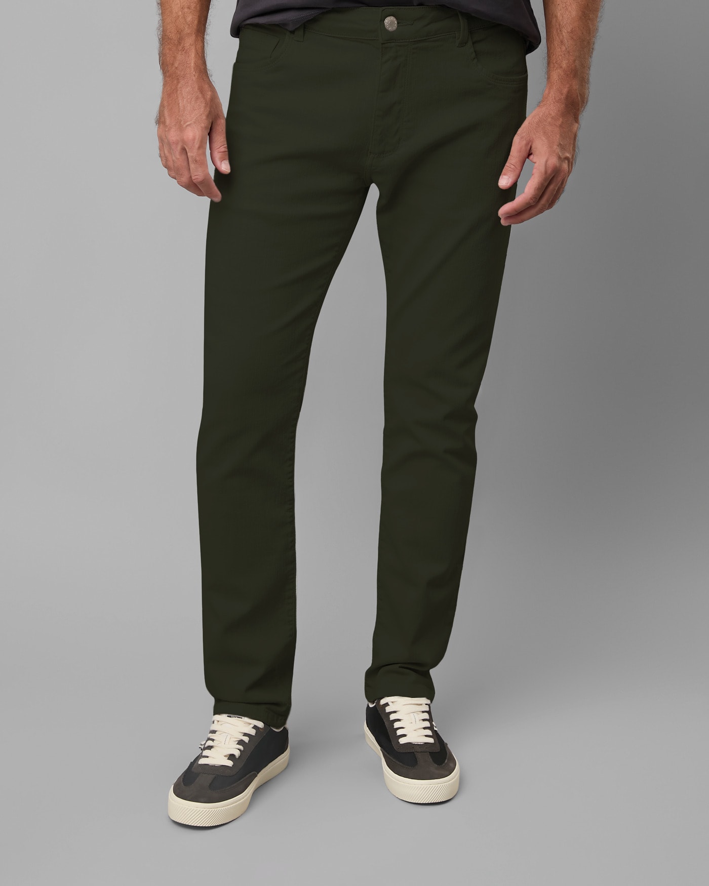 Calça 5 Pockets Sarja Slim