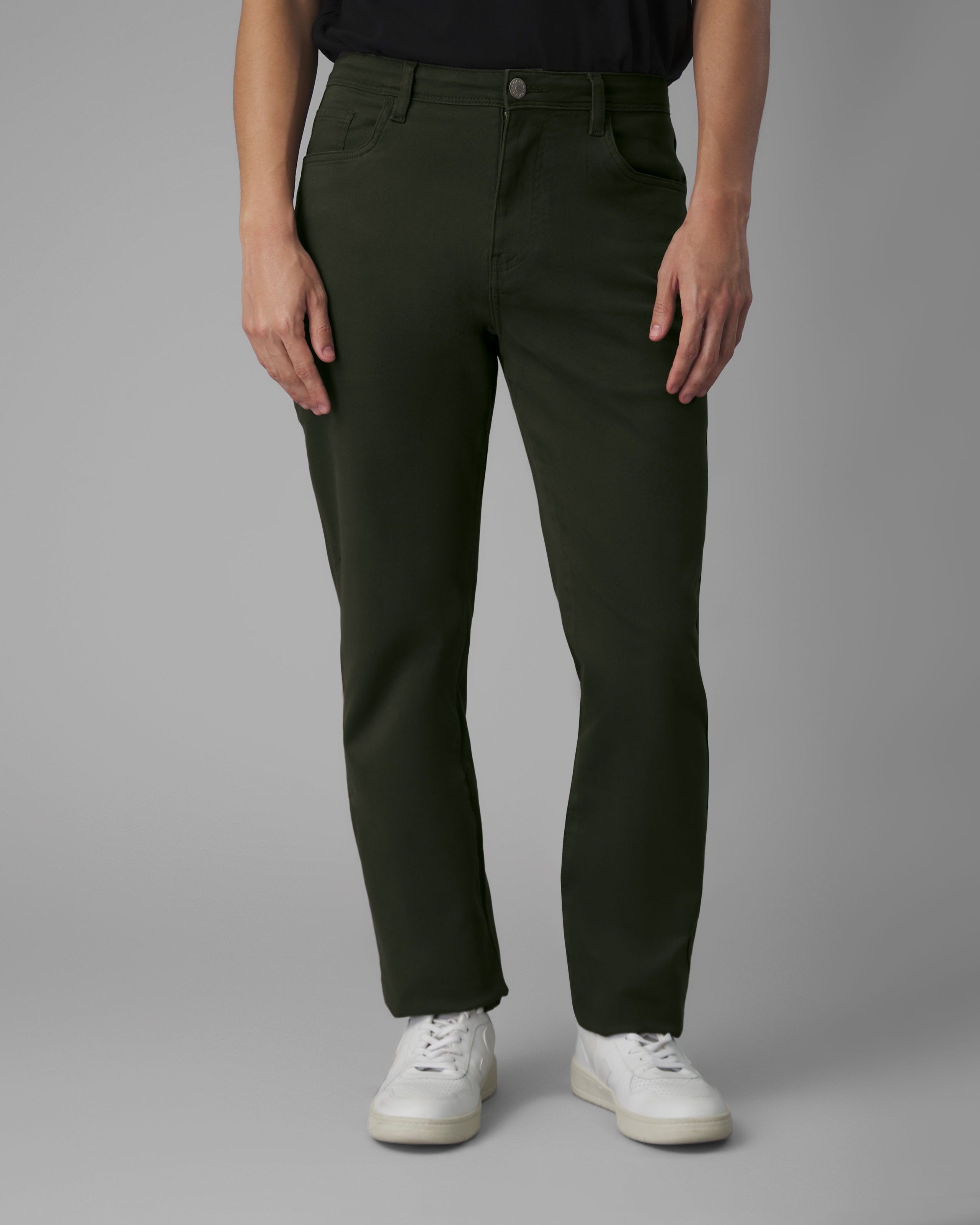 Calça 5 Pockets Sarja Slim