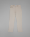 Calça 5 pockets sarja slim moletom-bege-38
