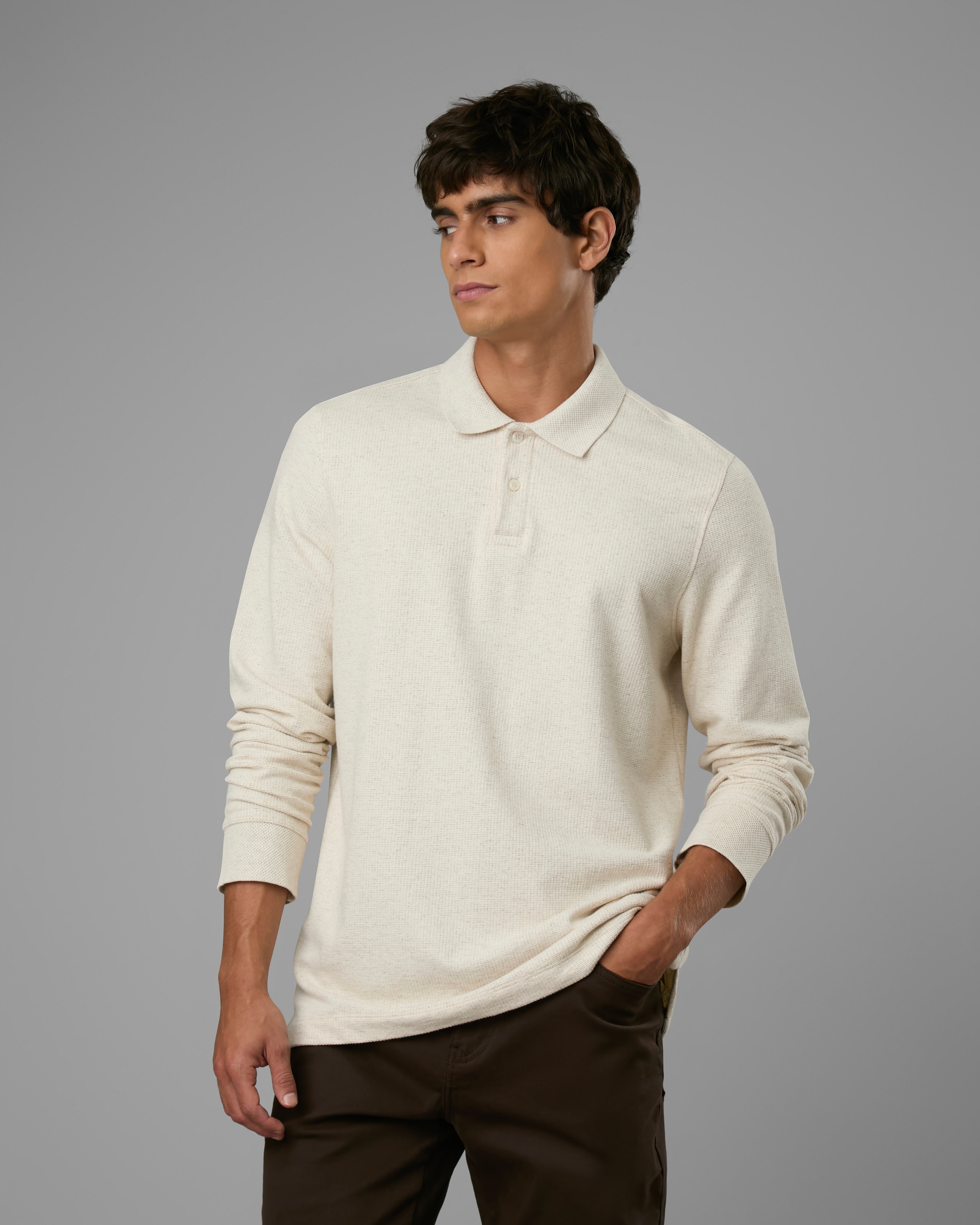 Calça 5 Pockets Sarja Slim Moletom