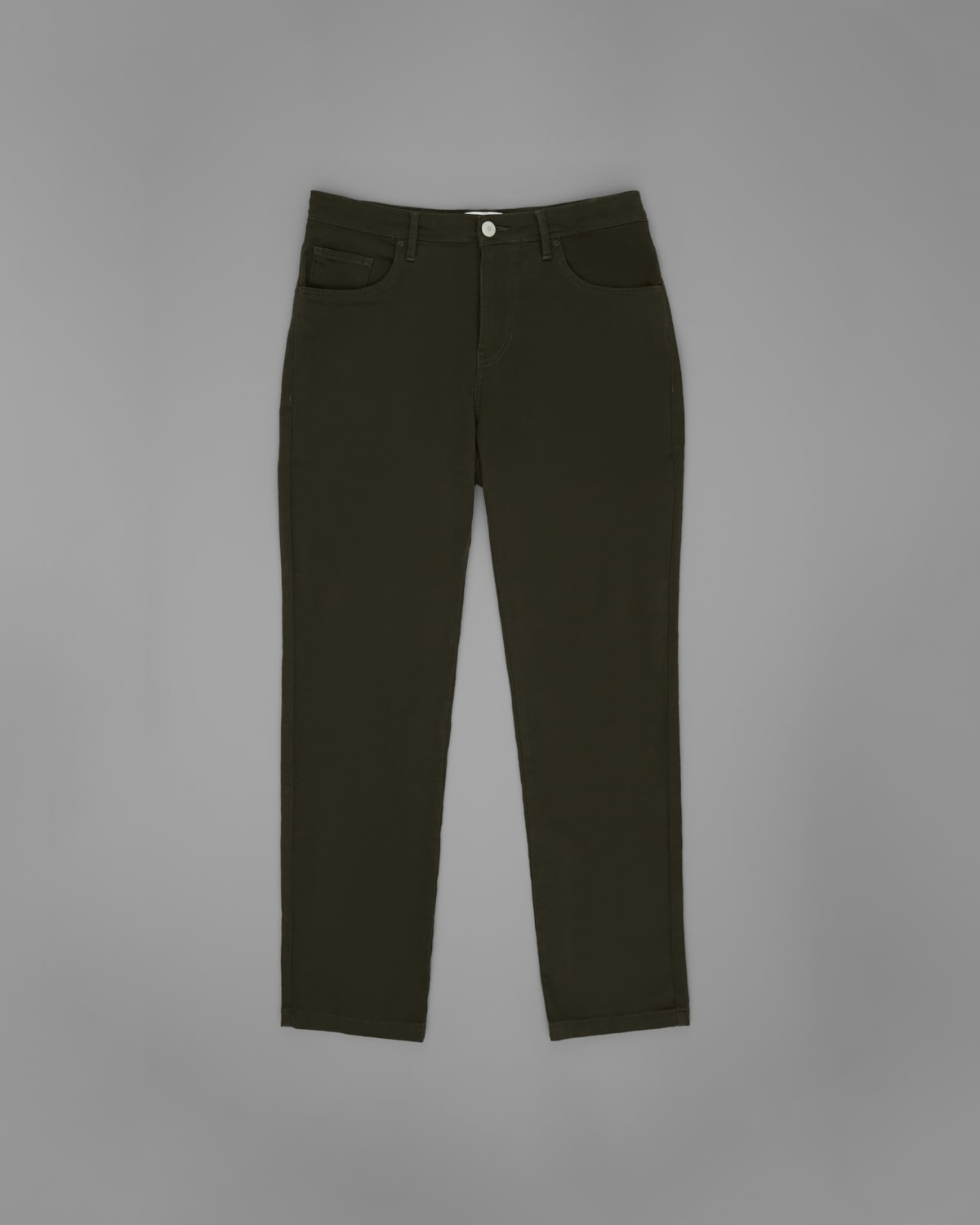 Calça 5 Pockets Sarja Slim Moletom