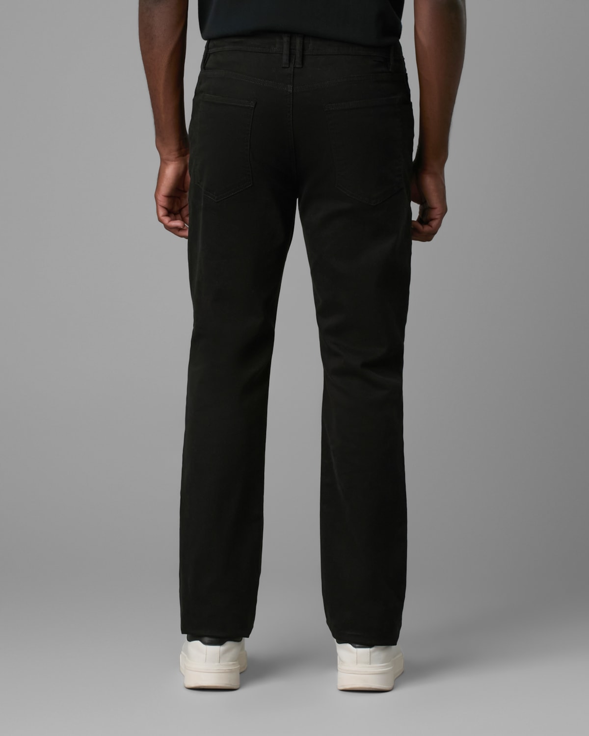 Calça 5 Pockets Sarja Slim Moletom