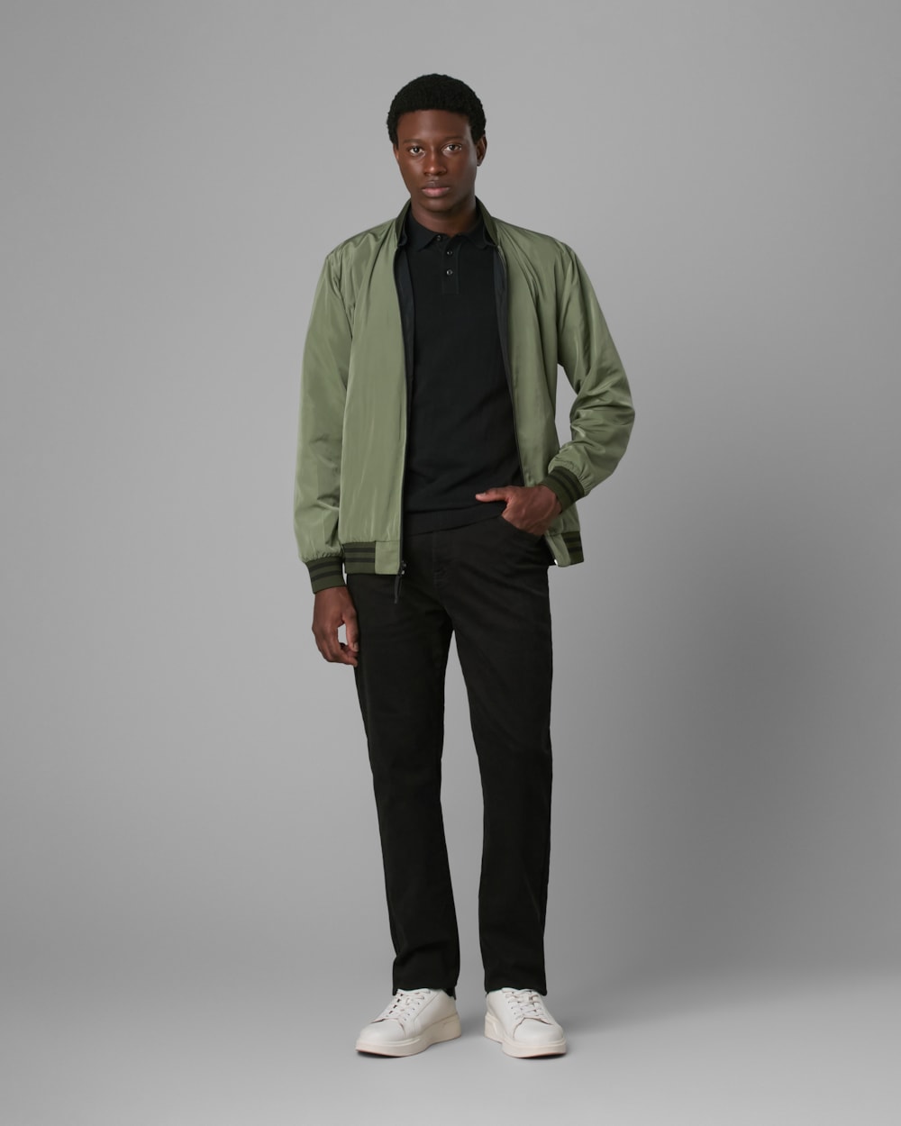 Calça 5 Pockets Sarja Slim Moletom
