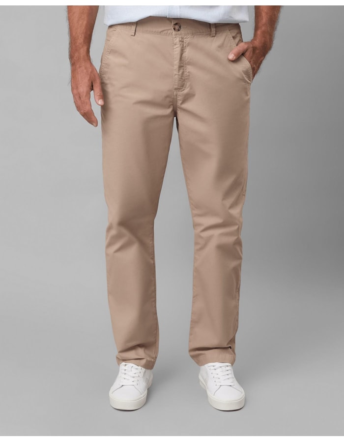 Calça algodão empapelado-cáqui-42