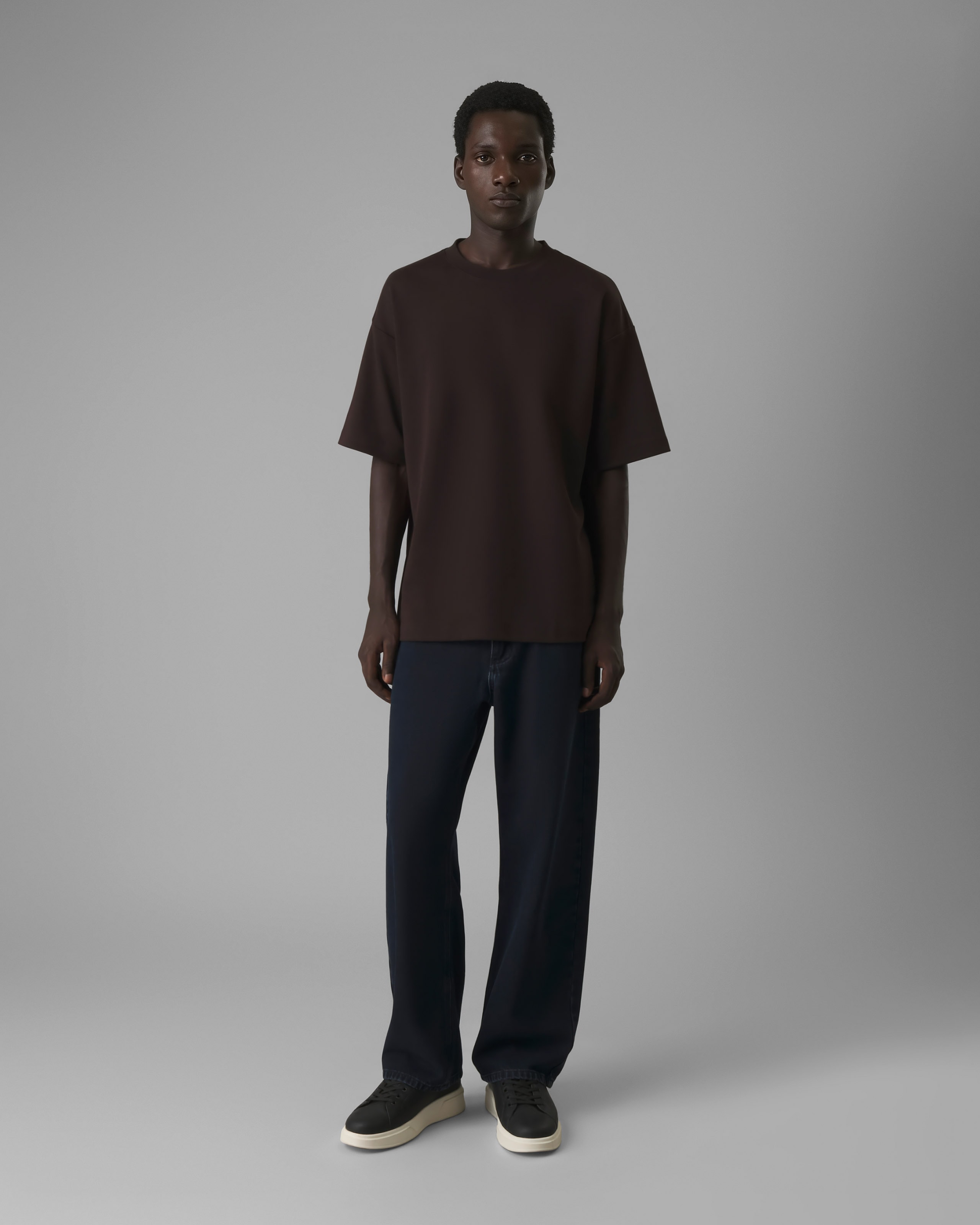 Calça Beta Jeans Relaxed Escura